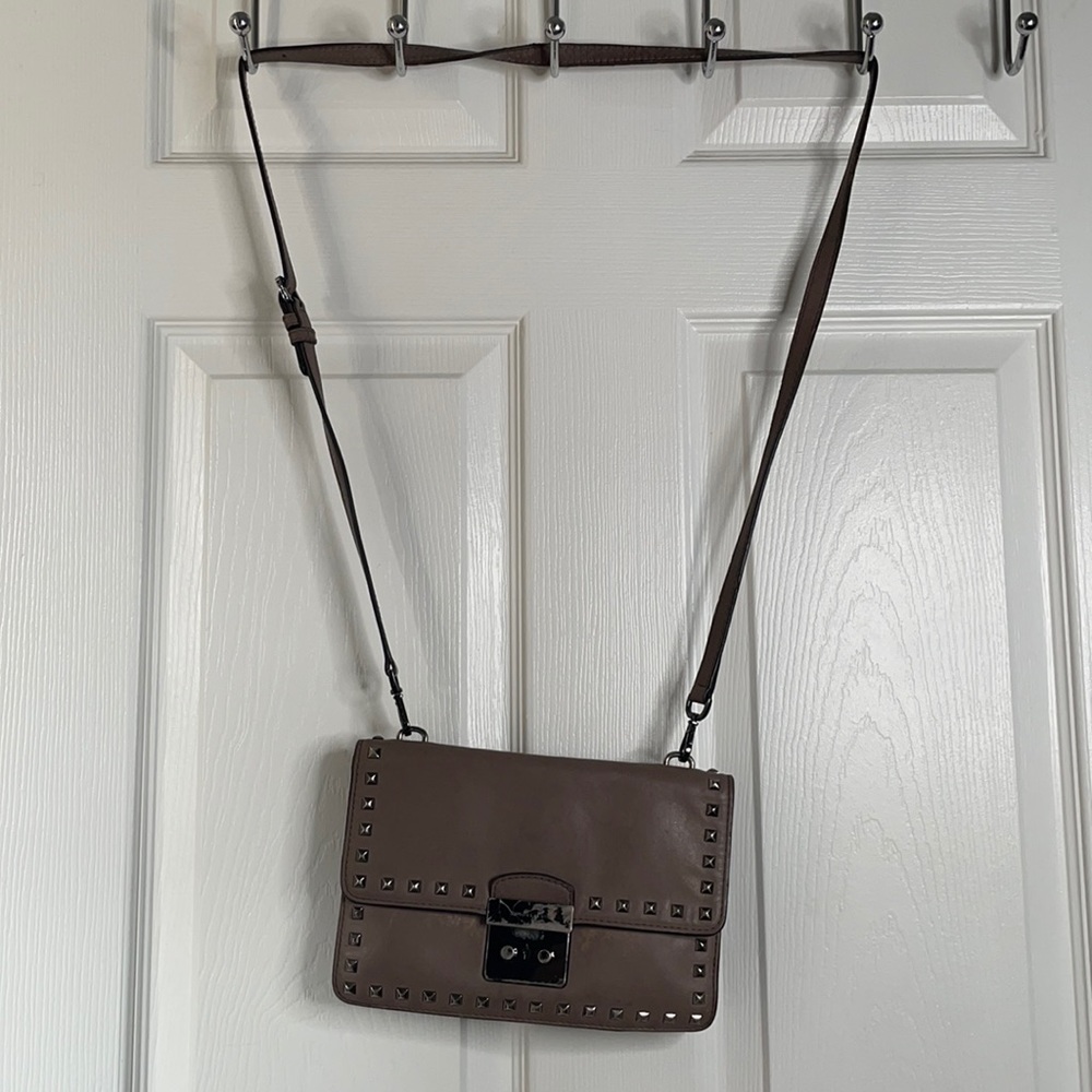 Michael Michael Kors studded leather crossbody handbag